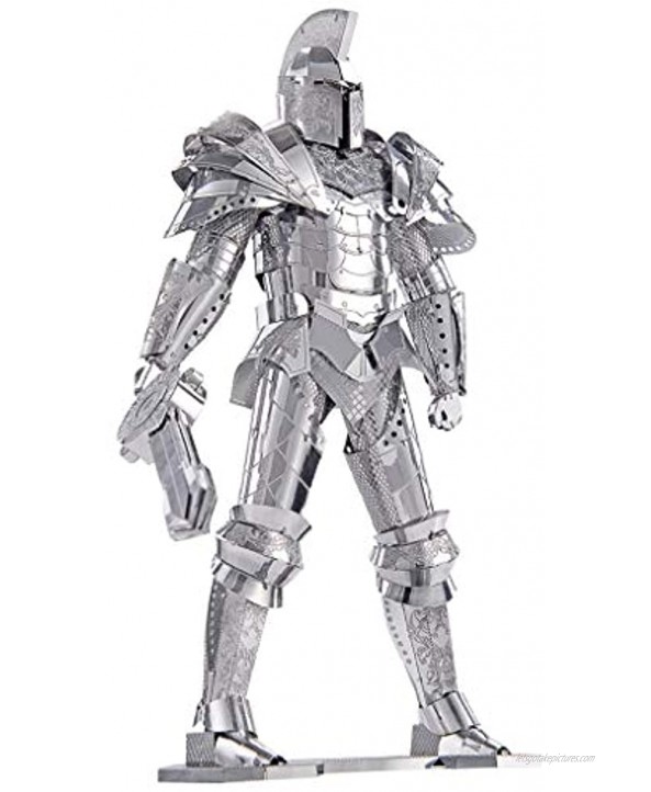 Piececool 3D Metal Puzzles for Adults DIY Gundam Model Kits Building Blocks Black Knight 3D Figure Model kit Brain Teaser Puzzle Fidget Toys Hobbies for Men Great Birthday Gifts -125 Pcs
