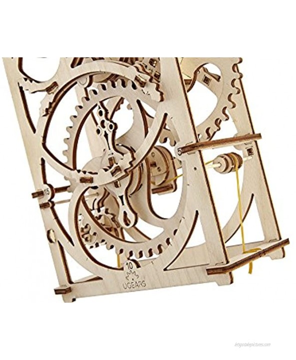 Ugears 3D Mechanical Model Timer Wooden Puzzle for Adults Teens and Kids Eco Friendly DIY Craft Kit