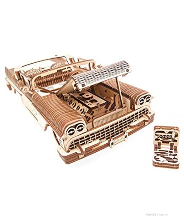 UGears Mechanical Wooden 3D Puzzle Model Dream Cabriolet VM-05