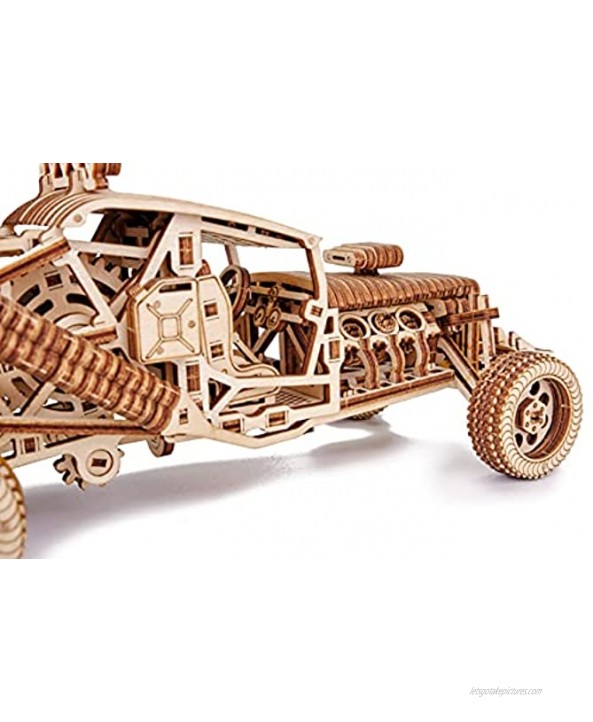 Wood Trick Mad Buggy Car 3D Wooden Puzzle for Adults and Kids to Build Rides up to 25 feet Detailed and Sturdy Design Wooden Model Car Kit to Build