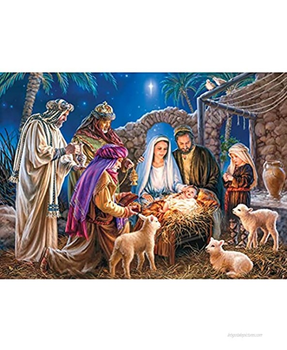 1000 Piece Jigsaw Puzzle For Adult Family Or Kids A Child Is Born By Masterpieces 19.25 X 26.75 Family Owned American Puzzle Company