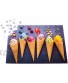 1000 Piece Puzzle PUUJ Ice Cream Cone Wooden Jigsaw Puzzles DIY Toys Unique Stunning Colors for Kids Adults Elderly Games Gift