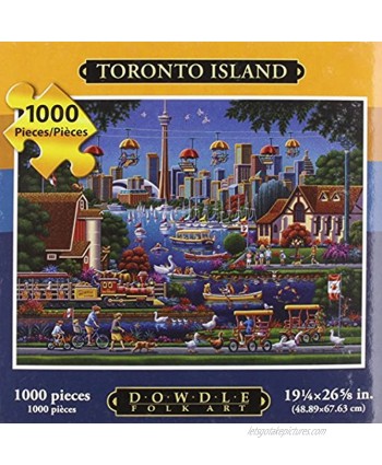 Dowdle Folk Art Toronto Island Jigsaw Puzzle