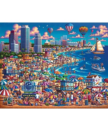 Dowdle Jigsaw Puzzle Miami Beach 500 Piece