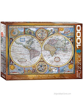 EuroGraphics New and Accurate Map of The World Puzzle 1000-Piece 6000-2006
