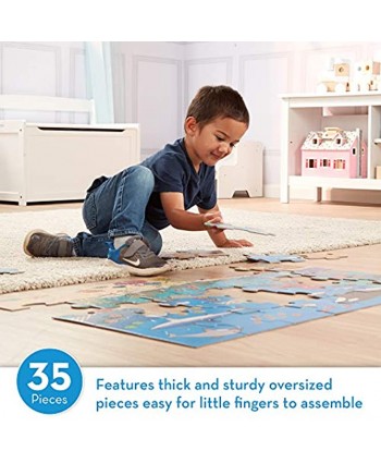 Melissa & Doug Natural Play Giant Floor Puzzle: Under the Sea 35 Pieces