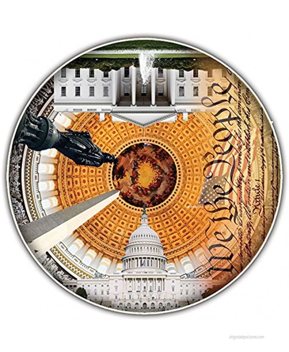 Round Table Puzzle USA Capital 500 Piece