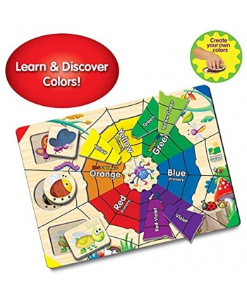 The Learning Journey Lift & Learn Puzzle – Color Web – Educational Color Teaching Toddler Toys & Gifts for Boys & Girls Ages 3 and Up