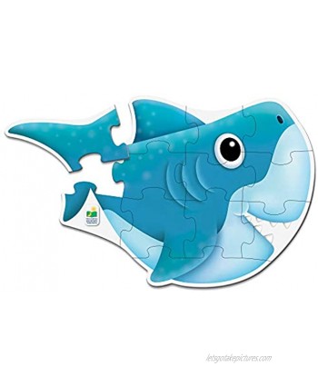 The Learning Journey: My First Big Floor Puzzle Silly Shark Puzzles for Kids Ages 2-4 Award Winning Toys
