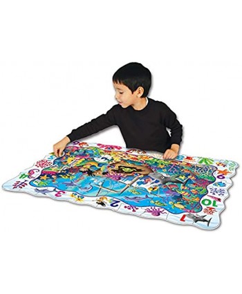 The Learning Journey Puzzle Doubles Find It! 123 STEM Preschool Toys & Gifts for Boys & Girls Ages 3 and Up 24" H x 36" W x 0.08" D 695180