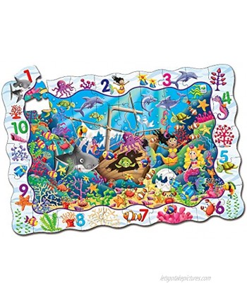 The Learning Journey Puzzle Doubles Find It! 123 STEM Preschool Toys & Gifts for Boys & Girls Ages 3 and Up 24" H x 36" W x 0.08" D 695180