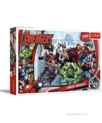 Trefl Disney Marvel Let's Attack Puzzle 100 Pieces