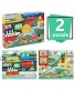 VASTAR Kids Puzzles for Kids Ages 4-8 2 in 1 Kids Floor Jigsaw Puzzles 54 and 72 Pieces Early Educational Preschool Toddler Large Puzzles 2 Puzzles