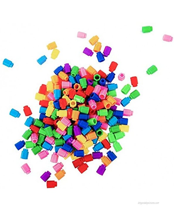 Barrel Nails Pegboard Educational Jigsaw Puzzle Mix Colour Creative DIY Mosaic Toys for Kids Children Age Over 3 Years Old White