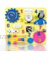 Busy Board for Toddlers Sensory Board Wooden Busy Board for Kids Activity Board for Toddlers 1-3 Locks and Latches Activity Board Baby Activity Board Toddler Educational Toys