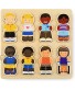 Discovery Toys WE All Belong Diversity Wooden Puzzle | 2-Sided Interchangeable Puzzle | Kid-Powered Learning | STEM Educational Toy Learning & Childhood Development 19 Months and Up