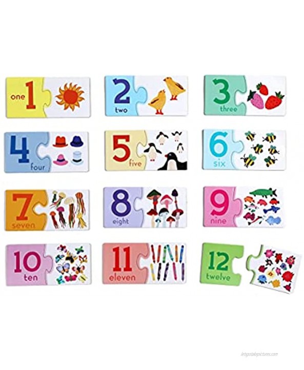 eeBoo Preschool Numbers Puzzle Pairs
