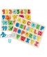 Joqutoys Alphabet Puzzles for Toddlers 1-3 Wooden ABC Number Learning Puzzles for Kids Montessori Toys Educational Puzzles for Boys Girls