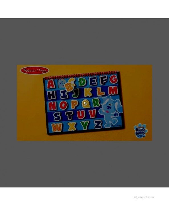 Melissa & Doug Blue's Clues & You! Wooden Chunky Puzzle Alphabet 26 Pieces