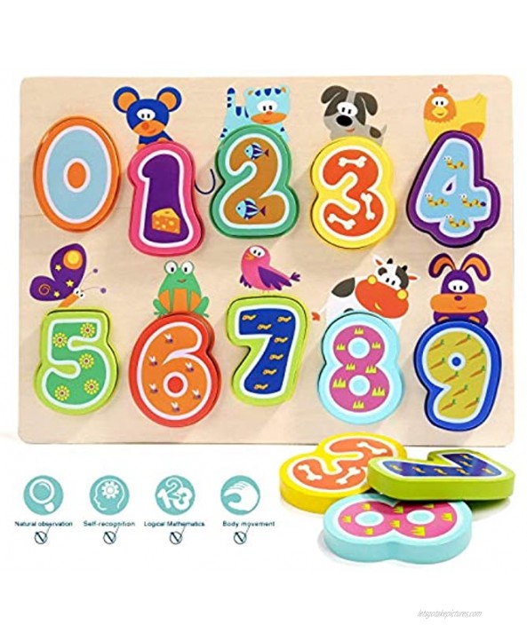 TOP BRIGHT Puzzles Toys for 1 Year Old Girl Boy Gifts and One Year Old Girl Boy Toys for Toddlers