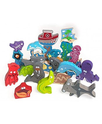 BeginAgain Ocean A To Z Puzzle & Playset Makes Learning Fun & Sparks A Child’S Imagination Ages 2+