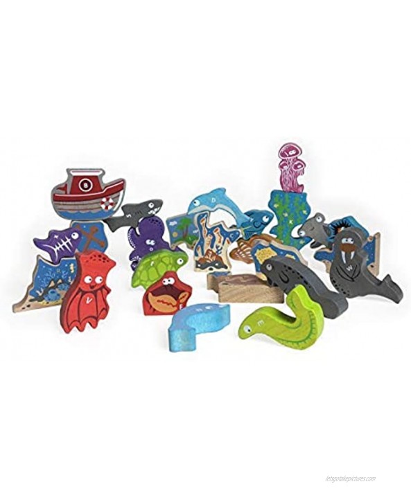 BeginAgain Ocean A To Z Puzzle & Playset Makes Learning Fun & Sparks A Child’S Imagination Ages 2+