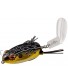 Booyah Toad Runner Jr Topwater Bass Fishing Hollow Body Frog Lure with Weedless Hooks