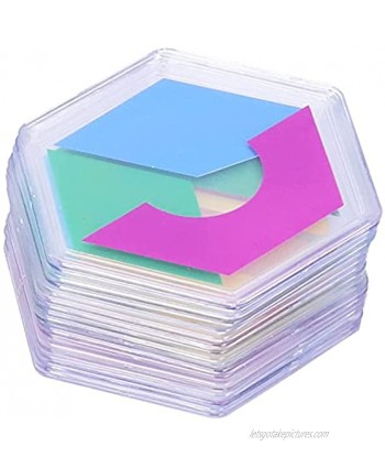 Evonecy Color Code Puzzle Games Tangram Board Puzzle Toy Easy to Operate Concentrate Problem‑Solving Skills for Kids for Floor for Children for Table for HomeColorful high Version