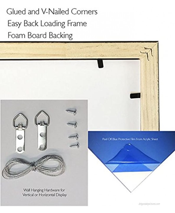 Jigsaw Puzzle Frame Kit Made to Display Puzzles Measuring 19x30 Inches