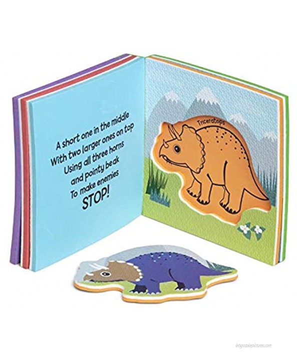 Melissa & Doug Children's Book Soft Shapes: Dinosaurs Foam First Puzzle Book