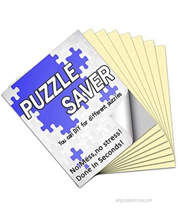 Preserve 6 X 1000 Jigsaw Puzzle Glue Sheets 24 Sheets Puzzle Saver Peel and Stick No Stress & No Mess Puzzle Saver Sheets Puzzle Backing Adhesive Sheets Preserve Your Puzzle Puzzle Sticker Sheets