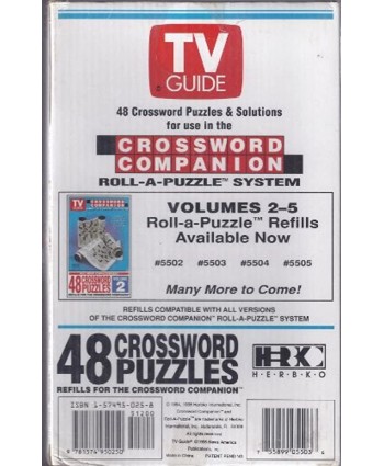 TV Guide Crossword Companion Roll-a-Puzzle System Volume 3