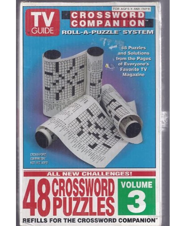 TV Guide Crossword Companion Roll-a-Puzzle System Volume 3
