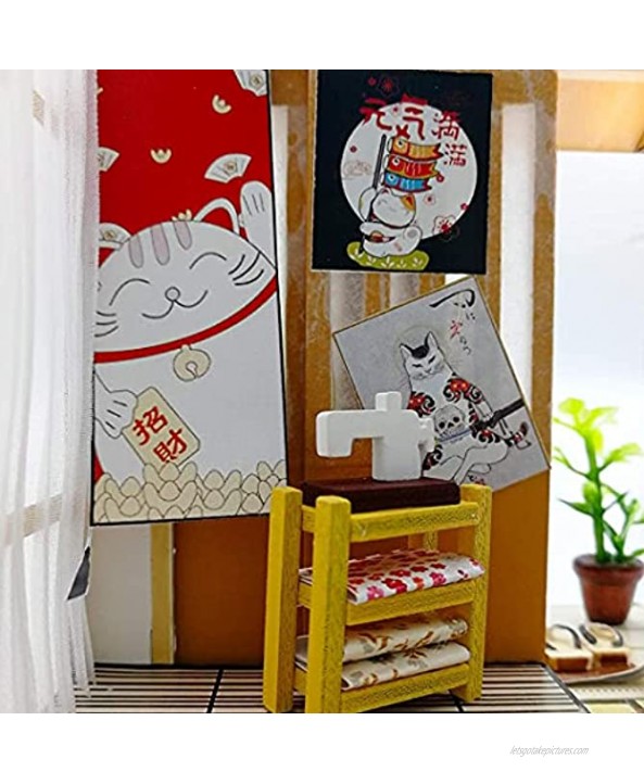 ZIHUAD Miniature DIY House Kit Creative Room and Furniture Suitable for Romantic Art Gifts-Charming Room