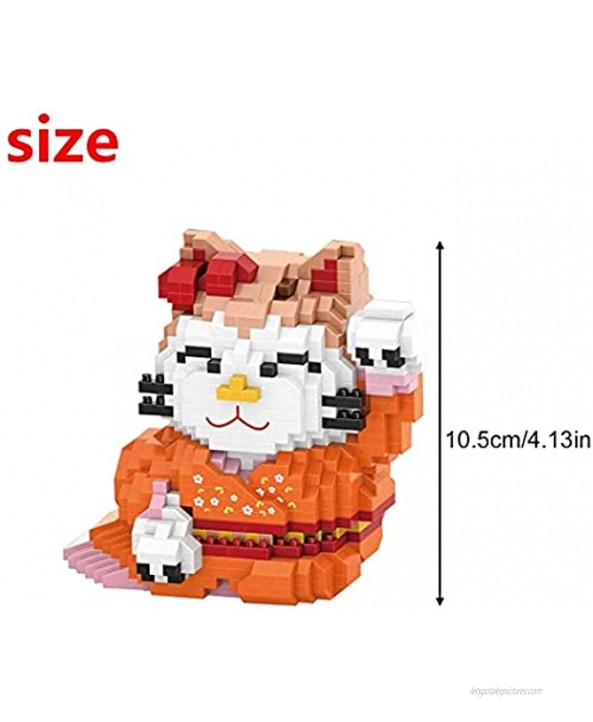 3D Jigsaw Miniature Cat Blocks Pet Mini Blocks Toy Blocks Happy cat
