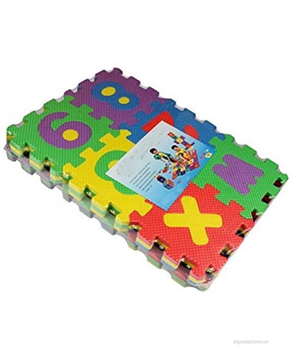 Foam Puzzle Mat,Kids Foam Play Mat,Play Mat for Baby,36-Piece Set,4.7 Interlocking Alphabet and Numbers Floor Puzzle Colorful EVA Tiles Educational Learning Toys for Toddler Baby Kids