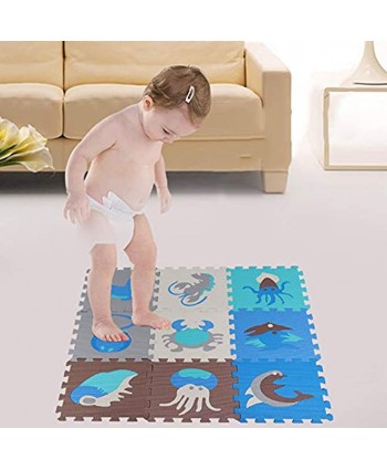 ROSEBEAR EVA Baby Foam Playmat Children Play Crawling Floor Mat Puzzle Educational Toy Set for Home Bedroomï¼ˆLove sectionï¼‰