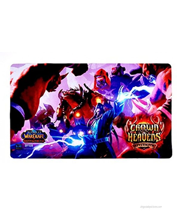 World of Warcraft Crown of the Heavens Playmat WoW TCG CCG Play Mat