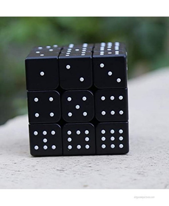 3x3x3 Speed Cube 3D Relief Effect Sudoku Braille Magic Cube Puzzle,IQ Reasoning Games Puzzles Special for The Blind Person,Weak Vision 5.6cm 2.2
