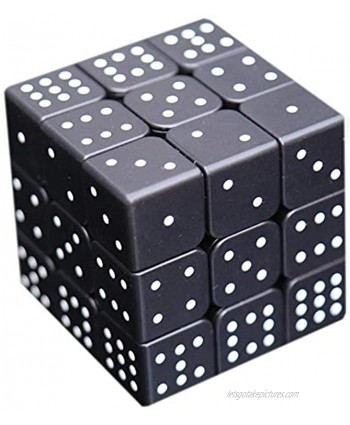 3x3x3 Speed Cube 3D Relief Effect Sudoku Braille Magic Cube Puzzle,IQ Reasoning Games Puzzles Special for The Blind Person,Weak Vision 5.6cm 2.2"