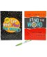80 Page Word Search Word Find The Word Puzzle Books with Pen | Large Print Puzzle Booklets with Pen 2 Pack