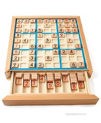 ADDG Sudoku Puzzles Learning Toys Children's Wooden Toys Nine Square Grid Logic Thinking Training Children's Intelligence Board Game