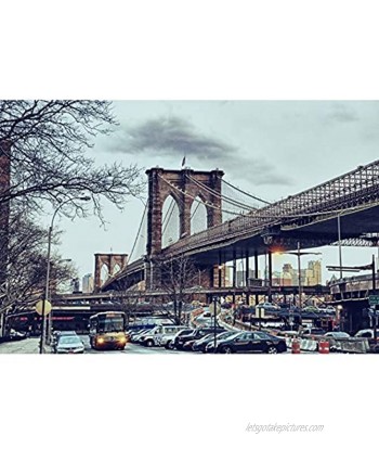 Brooklyn Bridge Puzzle 500 1000 1500 2000 3000 4000 5000 6000 Pieces of Adult and Adolescent Puzzle Works 1224 Color : B Size : 2000pieces