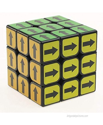 DDDCM 3X3X3 Sudoku Magic Cube Arrow Sticker Puzzle 3x3 ，57mm Cube Game Puzzle Children's Toys Color : 13