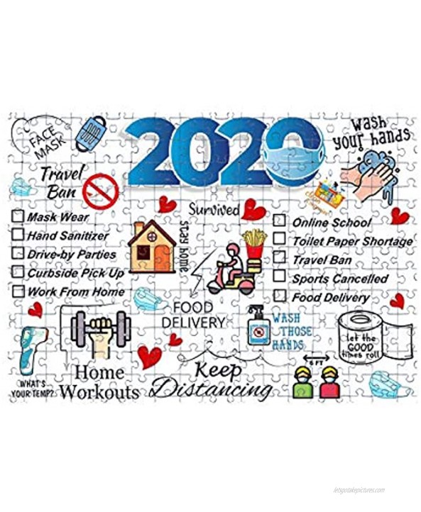 GREFER Puzzles for Adults 1000 Piece Jigsaw to 2020 Puzzle Adult and Children Wooden Puzzles with Family DIY for Kids