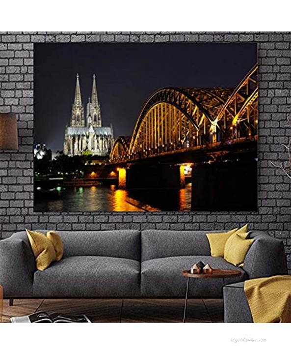 Jigsaw Puzzle Hohenzollern Bridge Adult Children DIY Puzzle Intellective Educational Toy Personalized Gift 500 1000 1500 Pieces 0116 Color : Partition Size : 500 Pieces