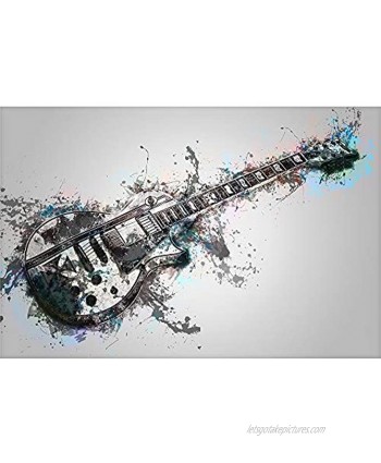Jigsaw Puzzles Abstract Art Guitar Adults Kids Intellectual Decompression Challenging Games 500 1000 1500 2000 3000 4000 5000 6000 Pieces 0112 Color : Partition Size : 500 Pieces