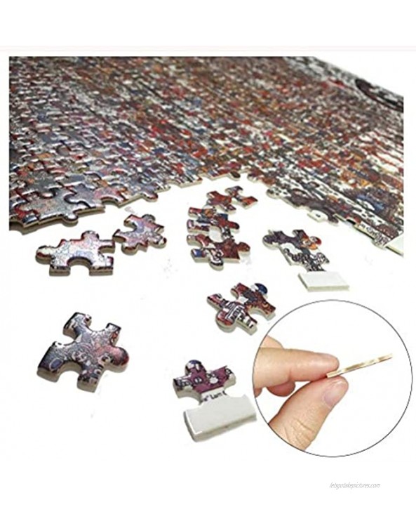 Jigsaw Puzzles Black City Architecture Adult Children Puzzle Intellective Educational Toy 500 1000 1500 2000 3000 4000 Pieces 0109 Color : No partition Size : 3000 Pieces