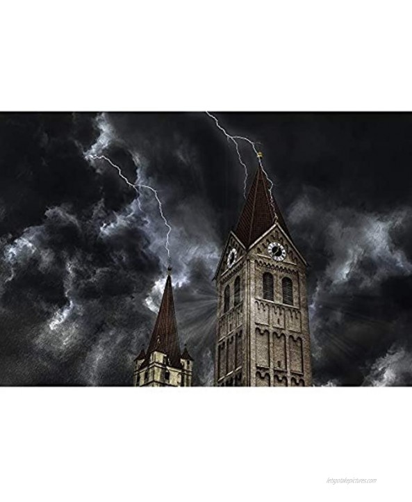 Jigsaw Puzzles Church Lightning Adult Game Children's Educational Toy Wooden Puzzle 500 1000 1500 2000 3000 4000 5000 6000 Pieces 0109 Color : No partition Size : 500 Pieces