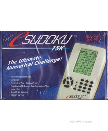 Sudoku 15K The Ultimate Numerical Challenge! eSudoku